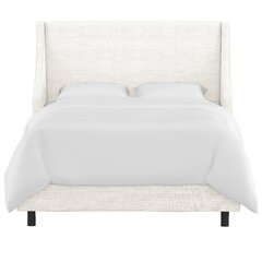 Vita upholstered low profile standard deals bed